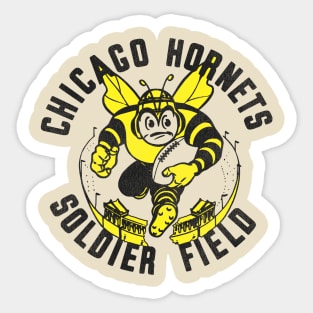 Defunct Chicago Hornets Football Team Sticker